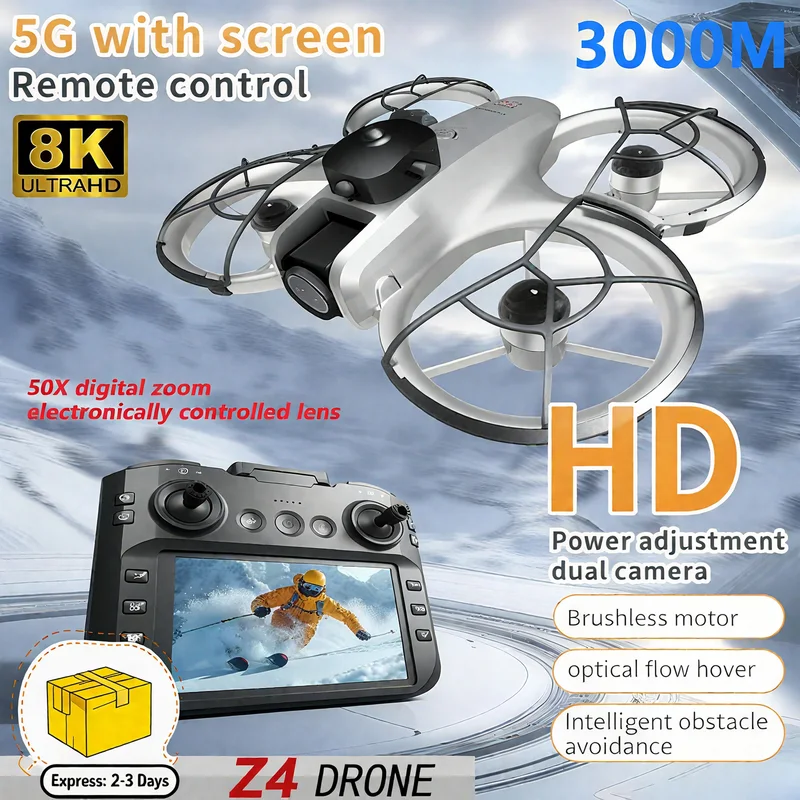 Dji Drone Mini 4 Pro - 新型MINI Z4ドローン 4KプロフェッショナルWIFI 5Gドローン 長時間飛行 障害物回避
