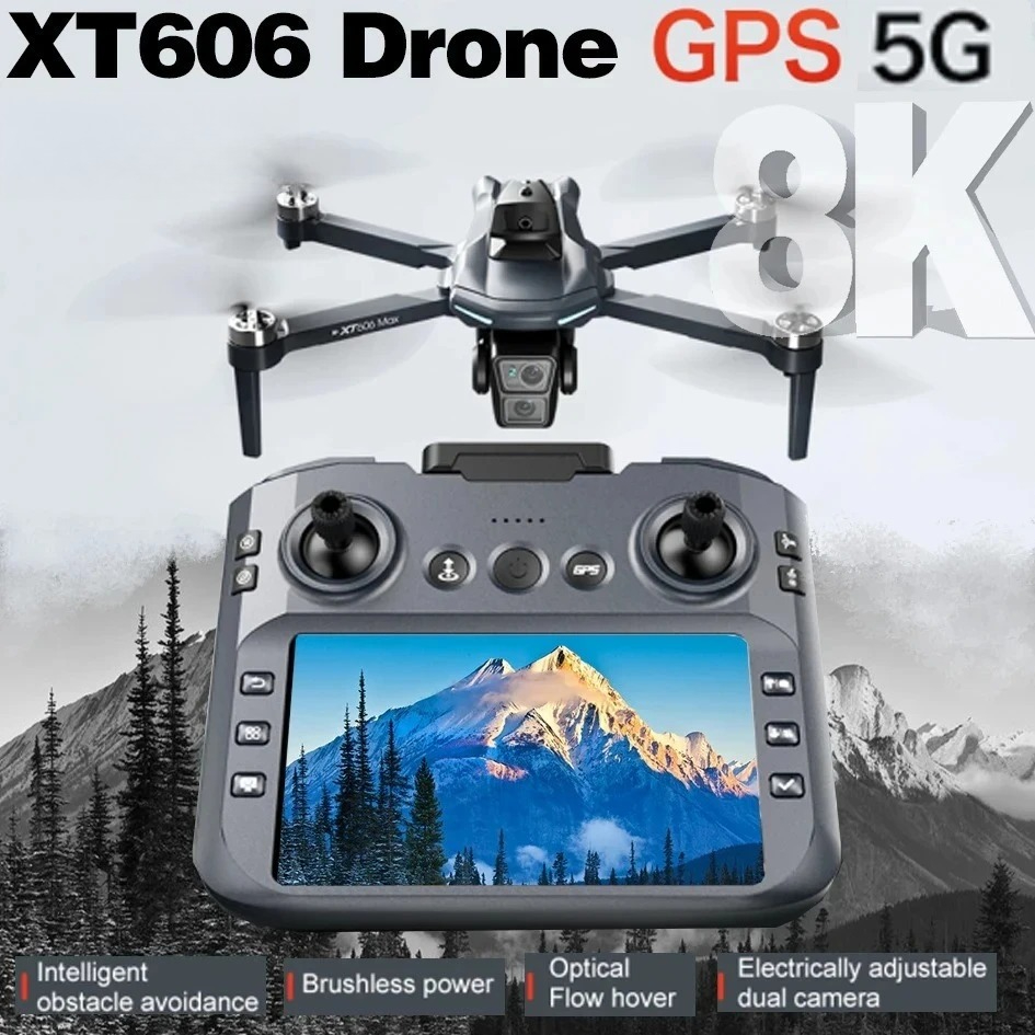 Drone Gps Mount - オリジナルXT606ドローン プロフェッショナル 8K HDカメラ 5G GPS
