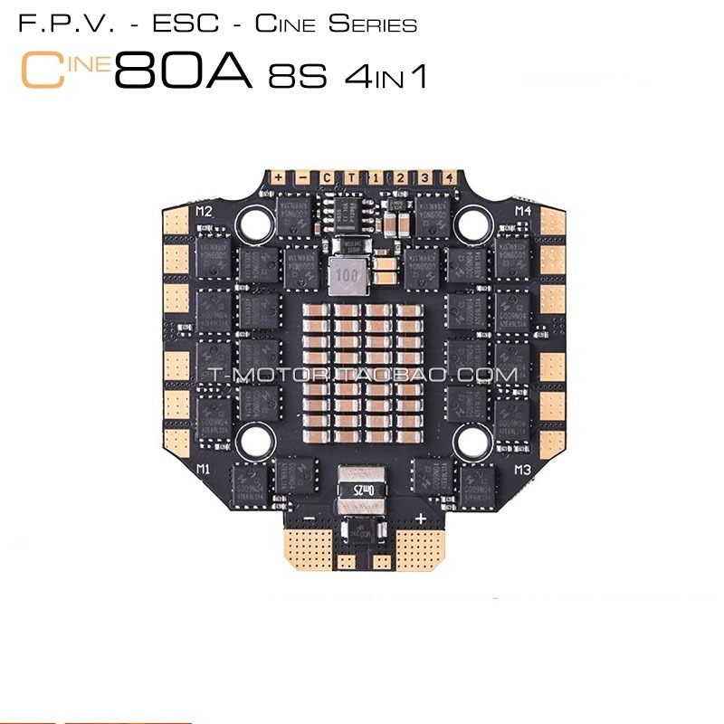 Drone Flight Controller - Tmotor Cine C80A 4in1 フライトタワー 8S