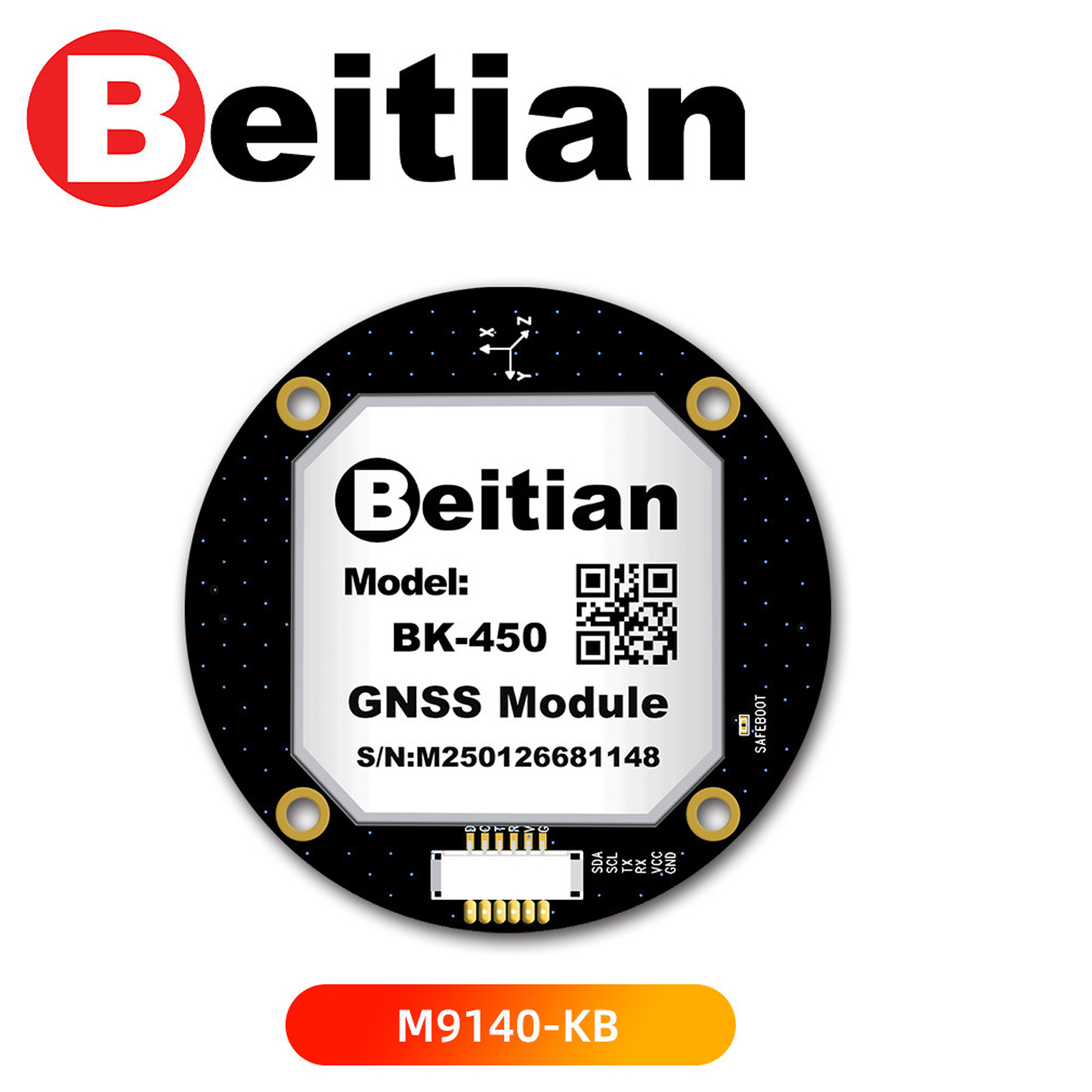 Drone Compass - Beitian BK-450 BK450 M9 M10 GPSモジュール（コンパスQMC5883搭載、アンテナ付き）超低消費電力GNSS受信機（FPVドローン用）