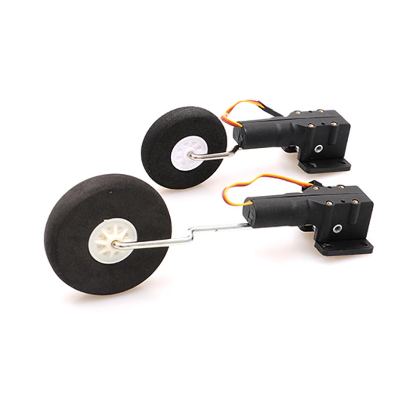 2 個 25 グラムミニメタルワームサーボ電動格納式着陸装置 - Drone Landing Gear のレビューと価格