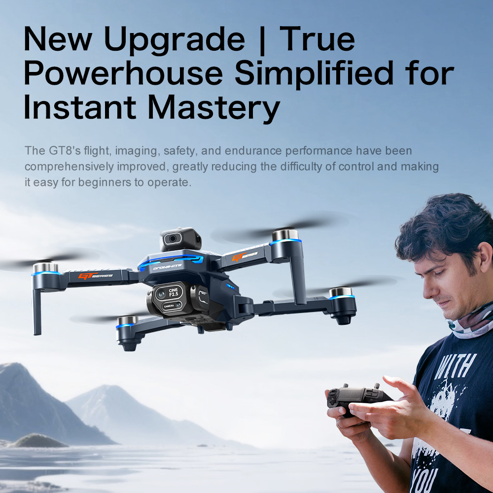 オリジナルGT8ドローン 8Kプロフェッショナルデュアルカメ - Drone Gps Mount のレビューと価格