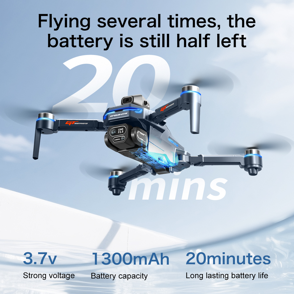 オリジナルGT8ドローン 8Kプロフェッショナルデュアルカメ - Drone Gps Mount のレビューと価格