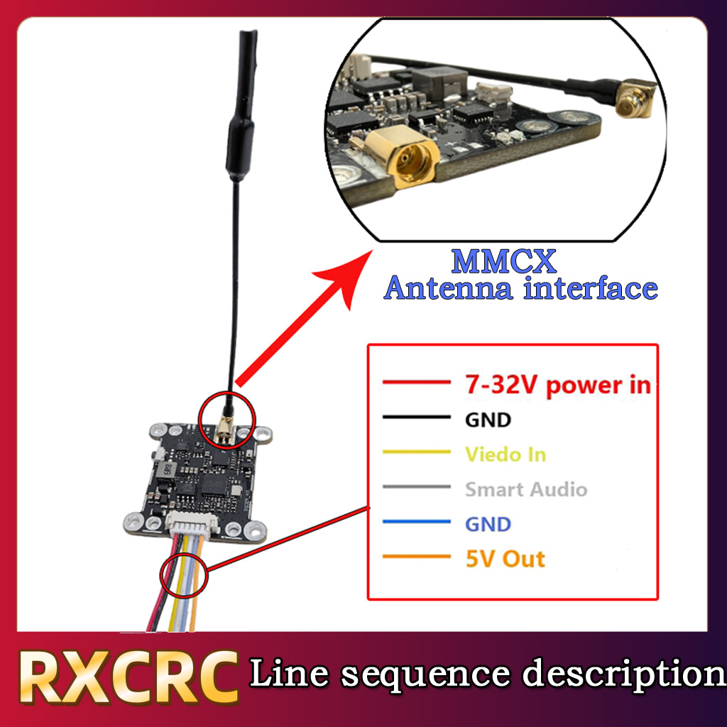 RXCRC 5.8G モジュール 48CH 1.6W VTX - Drone Transmitter のレビューと価格