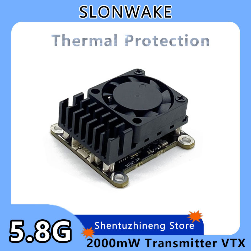 新しいアップグレード版 5.8Ghz 2W 調整可能なFPV - Drone Transmitter のレビューと価格