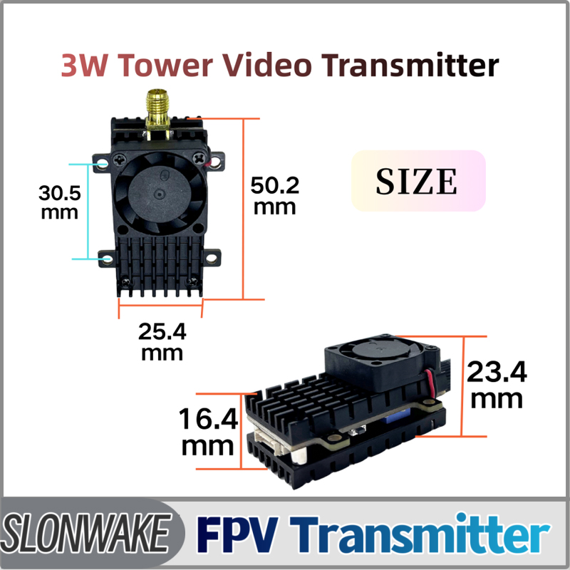 SLONWAKE 5.8G 3000mW シミュレーション  - Drone Transmitter のレビューと価格