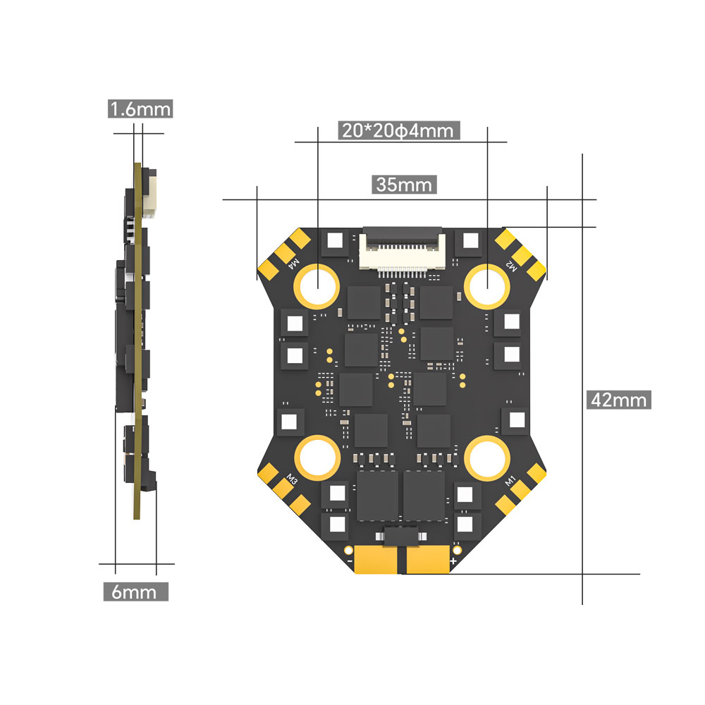 iFlight Borg F7ミニスタック フライトコントロ - Drone Flight Controller のレビューと価格
